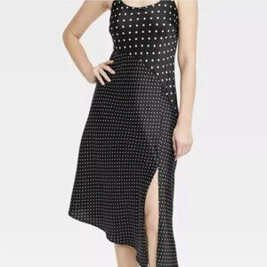 A New Day XS Polka Dot Asymmetrical Dress